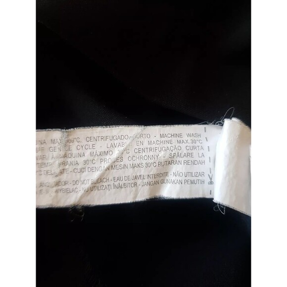 Zara Womens Dress Size XS Black Mini Short Sleeve Short Corporate Work Office - Picture 8 of 16